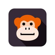 animal face flat icon