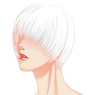 Side view of bob head super model