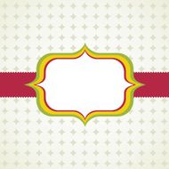 Creative vintage design on background