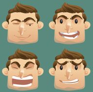 square heads
