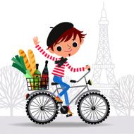 Frenchman on a bicycle N2