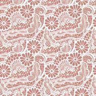 Lace seamless pattern with flowers N230