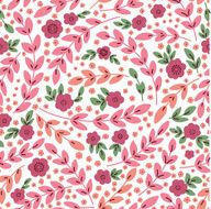 pattern with pink flowers N2