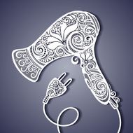 Ornate Hairdryer Vintage Design N2