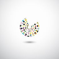 abstract colorful fashion dots pattern for design N2