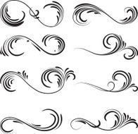 Calligraphic swirl N5