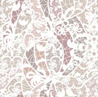 Lace vector fabric seamless pattern N45