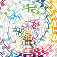 abstract color ring shape background