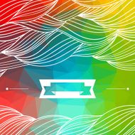 Card abstract geometric background N3