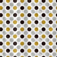 seamless dotted golden background