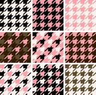 Houndstooth Chick (Seamless)