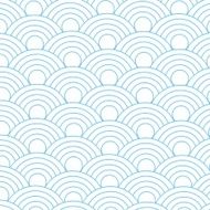 Seamless abstract fish scale pattern N3