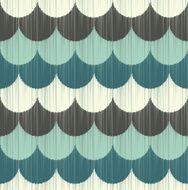 seamless scallop pattern
