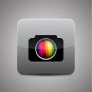 Vector camera application icon