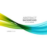 Abstract curved lines background Template brochure design N199