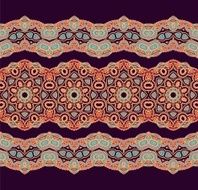 Seamless laced pattern N6