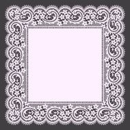 Doily lace frame N2