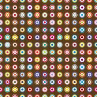 Retro Circles Wallpaper (Seamless)