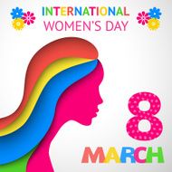 Happy Women&#039;s Day greeting or gift card N2