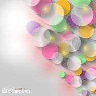 Abstract colorful circles background N3
