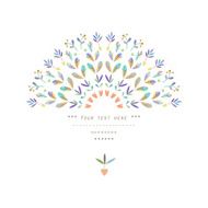 Pattern with vegetative elements in vector N10