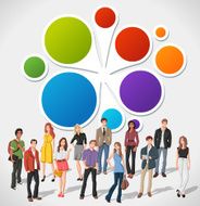 cartoon young people N11