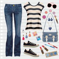 Jeans fashion set N2