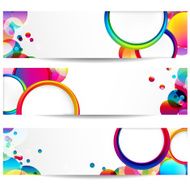 Abstract banners N10