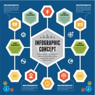 Infographic Concept - Vector Scheme with Icons N5