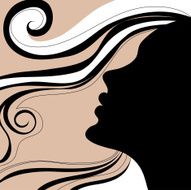 Closeup vintage woman N6
