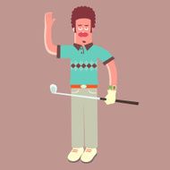 Afro golf