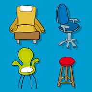 Four chairs