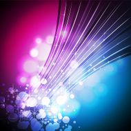 Abstract shiny background design with sparkling stars