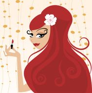 woman make up