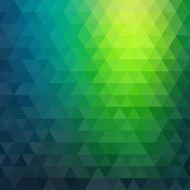 Retro mosaic pattern of geometric triangle shapes N28