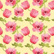 Seamless floral background N215