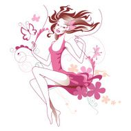 Girl On A Swing N14