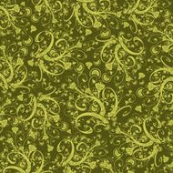 yellow flower ornament on khaki background (wallpaper)