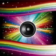 Disco Background for Music Flyers