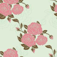 Seamless Floral Pattern N938