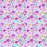 Seamless floral vector pattern with tulips N2