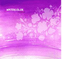 Watercolor floral N7