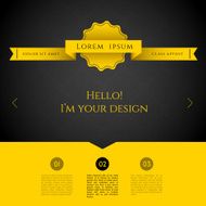 Blurred web design template N8