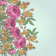 Cute floral seamless background N6