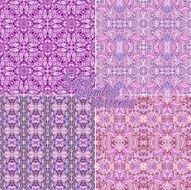 Set of seamless laced patterns N3