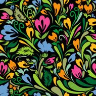 Bright pattern with flowers N2