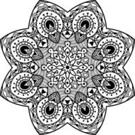 Vector greeting ornate background N13