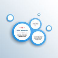 Abstract web design bubble vector N2