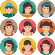 set of avatars business