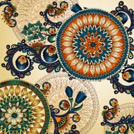 Vector floral decorative background N30